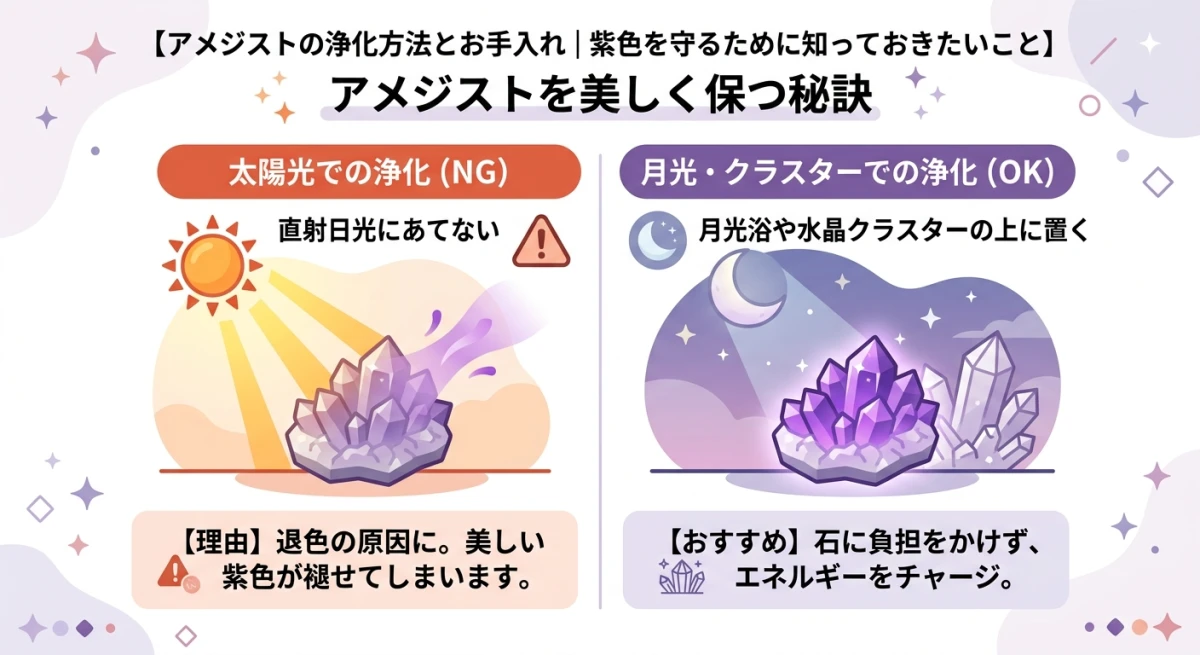 アメジストの浄化方法