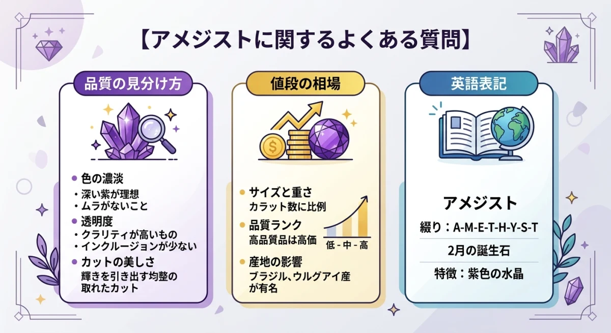 アメジストのよくある質問