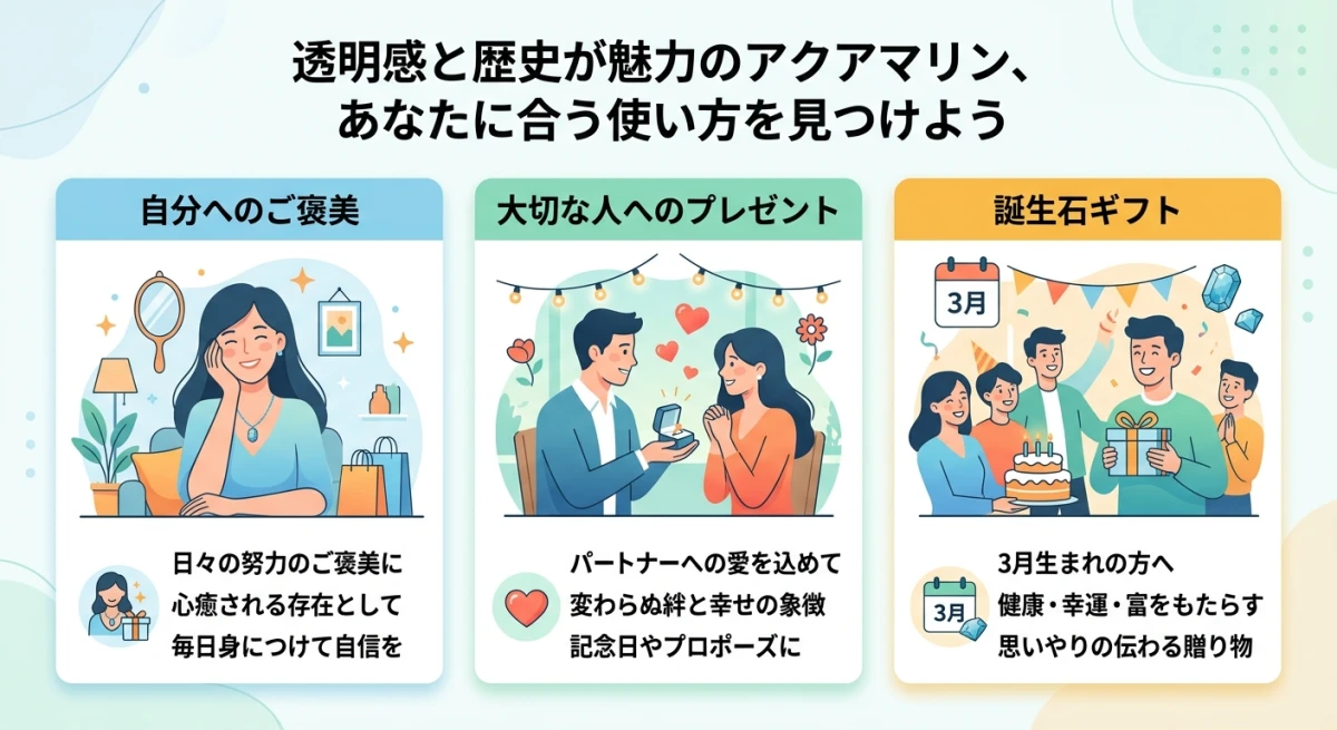 アクアマリンの石言葉まとめ