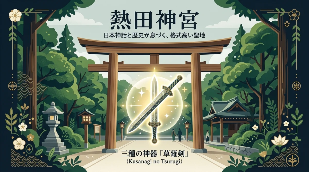 熱田神宮の鳥居と草薙剣