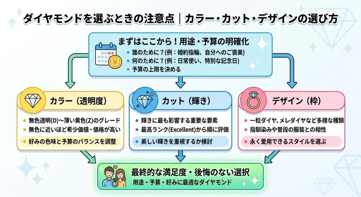 ダイヤモンド選びのポイント