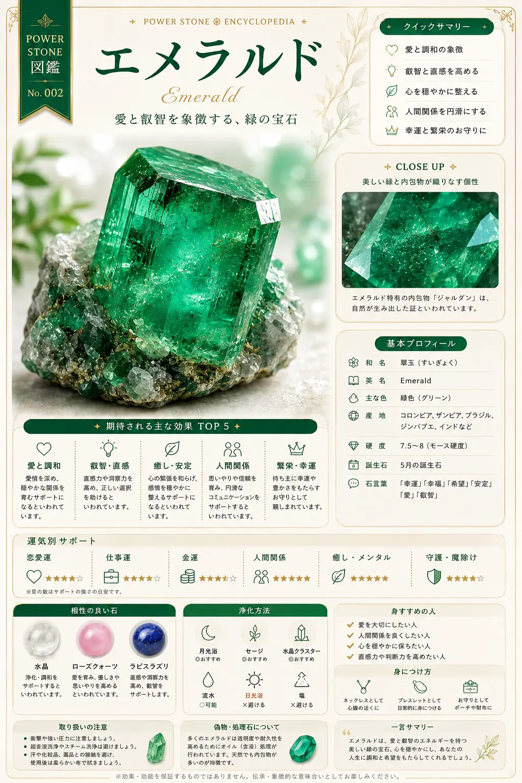 エメラルド 情報まとめ