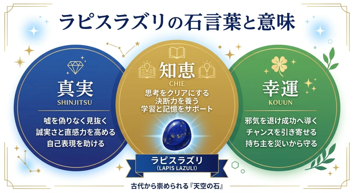 ラピスラズリが持つ3つの石言葉