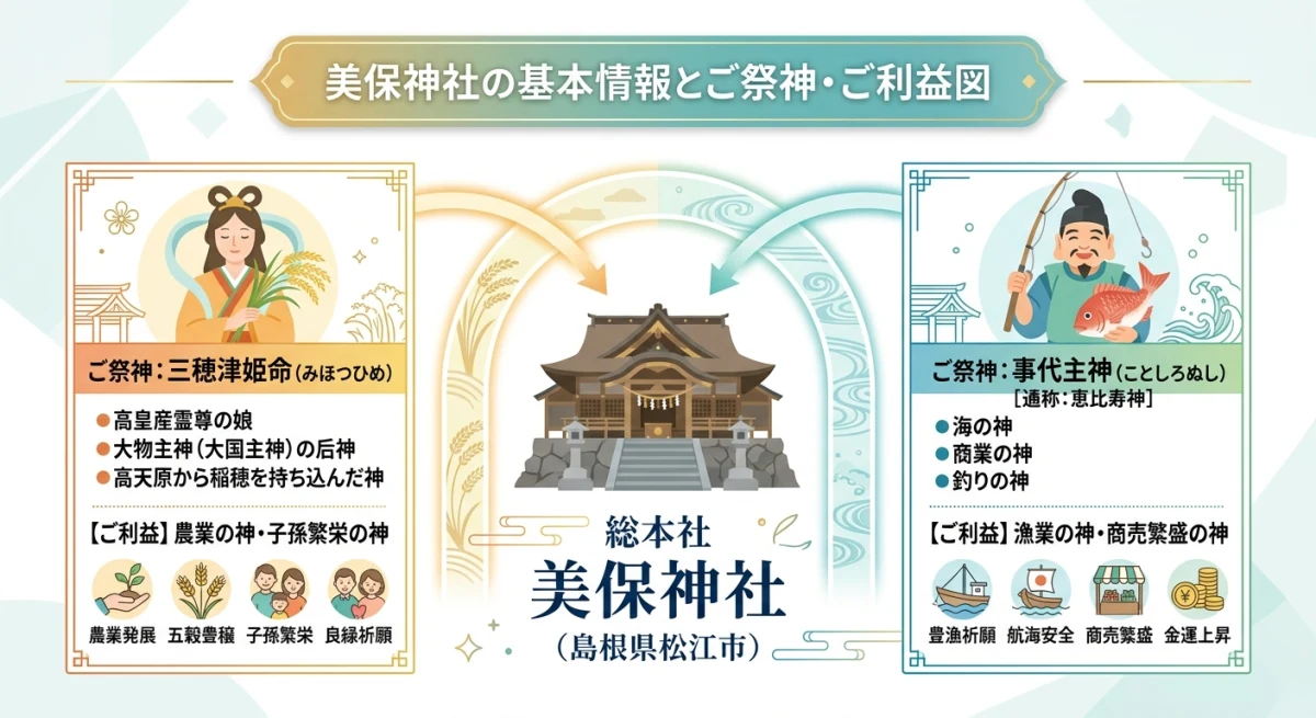 美保神社の二柱のご祭神