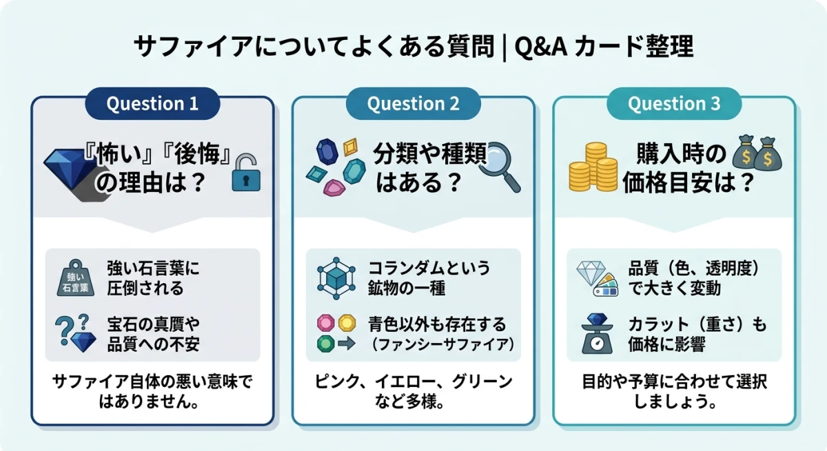 サファイアに関するよくある質問
