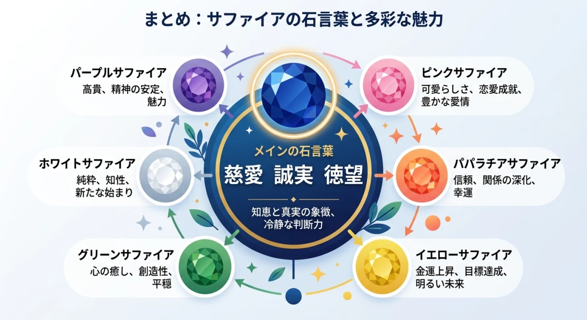 サファイアの主要な石言葉