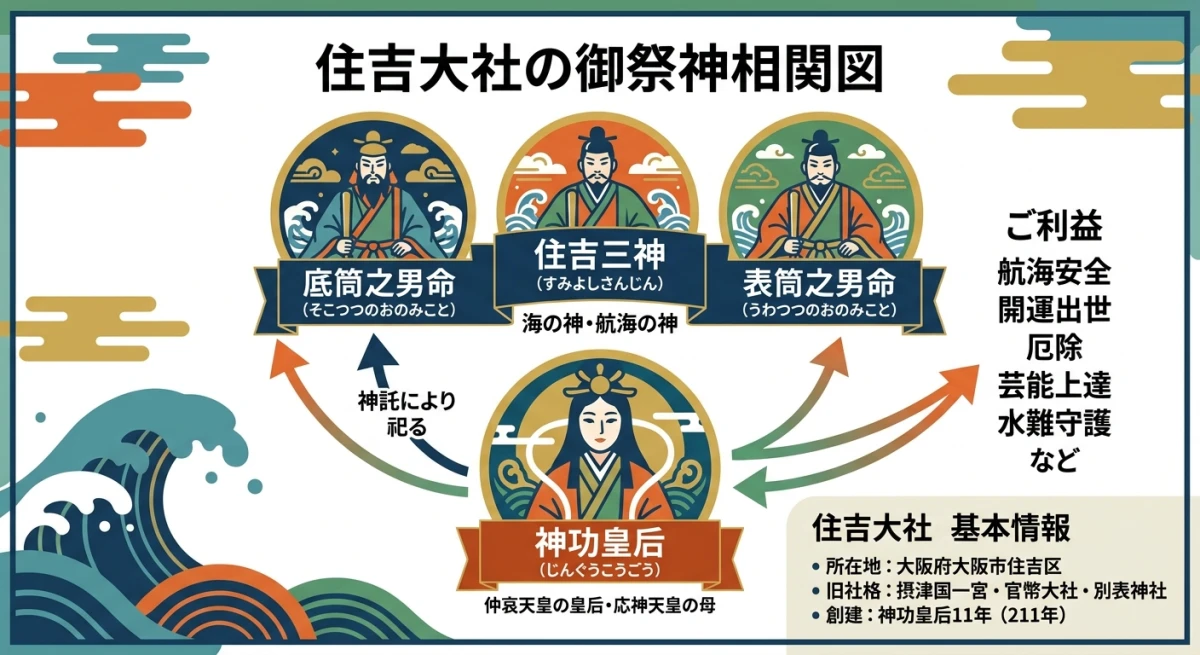 住吉大社の4柱のご祭神