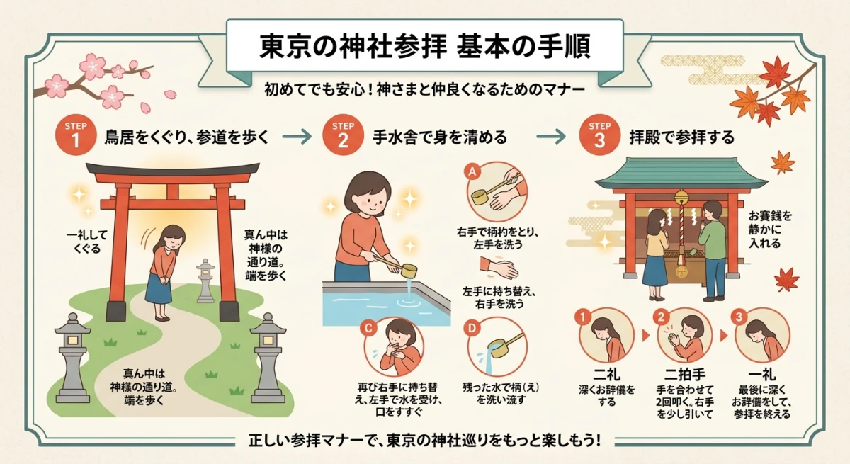 神社参拝の正しい作法