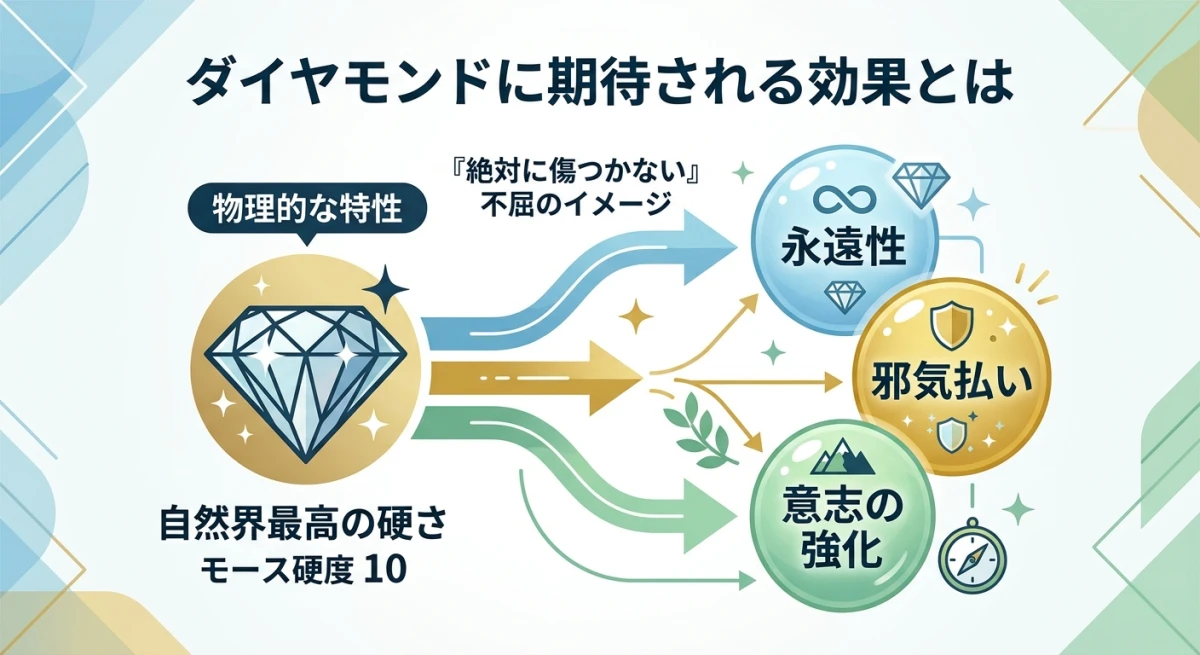 ダイヤモンドに期待される効果