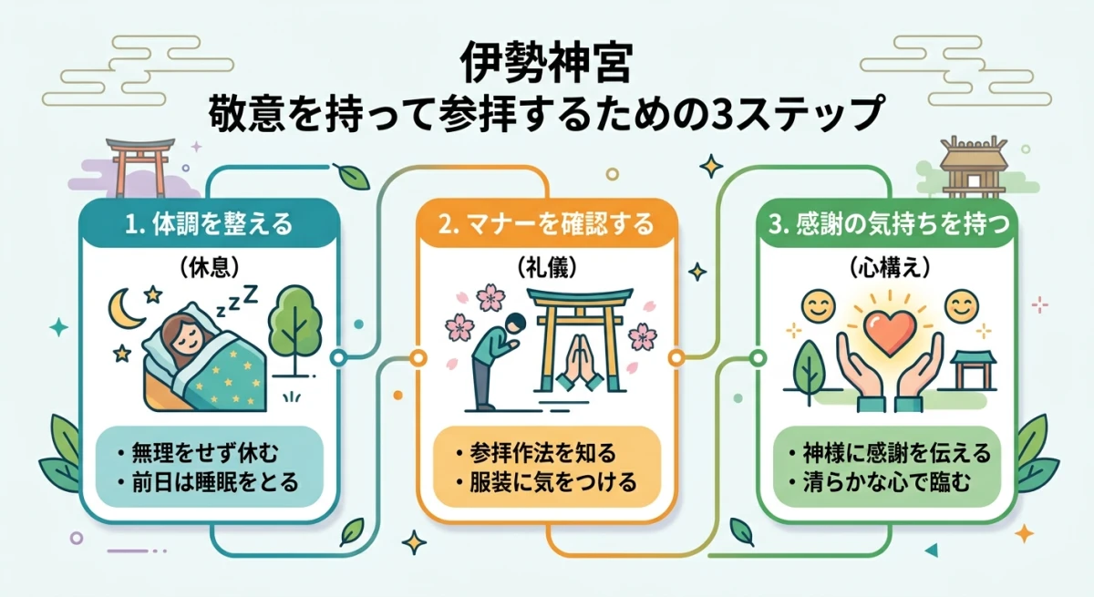 伊勢神宮参拝に向けた3つの心構え